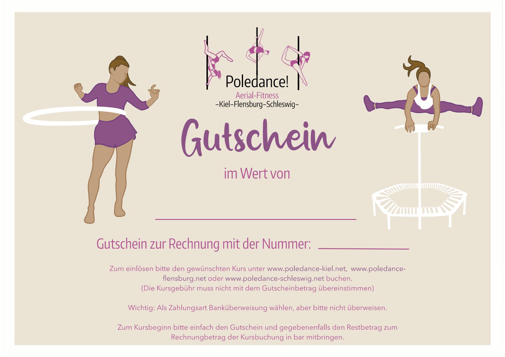 Gutschein Fitness - 40€